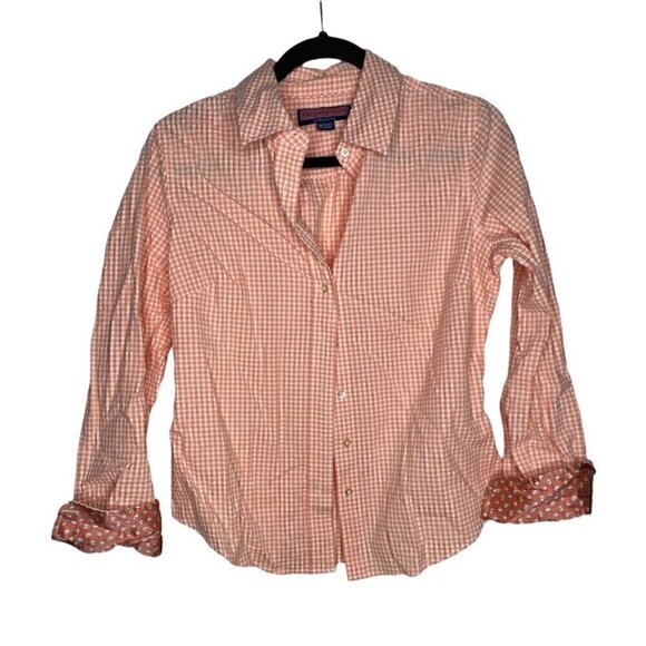 Vineyard Vines By Shep & Ian Shirt Size S Men's Button Down Collared Flip Cuffs - Picture 1 of 5
